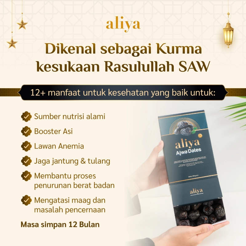 Product image Aliya - Kurma Ajwa Premium 7 butir Kurma