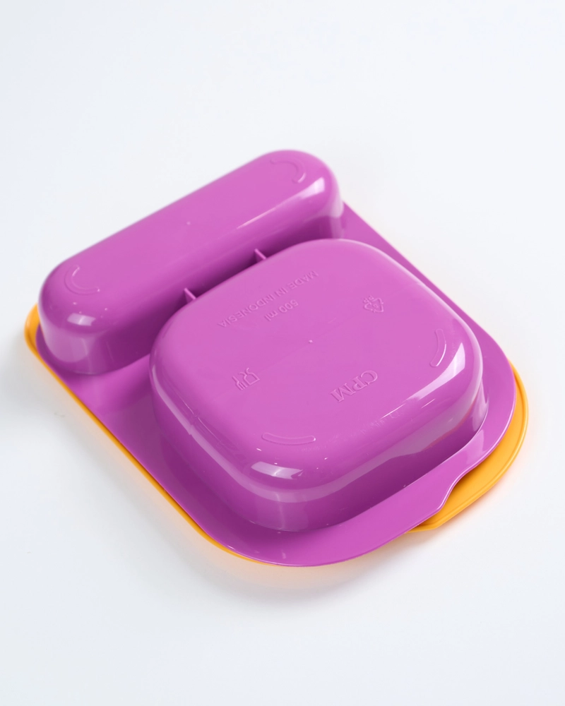 Product image CPM Official - CPM Kano Lunch Bag Set Of 3 / Kotak Bekal Makan Anak ALL SIZE Ungu