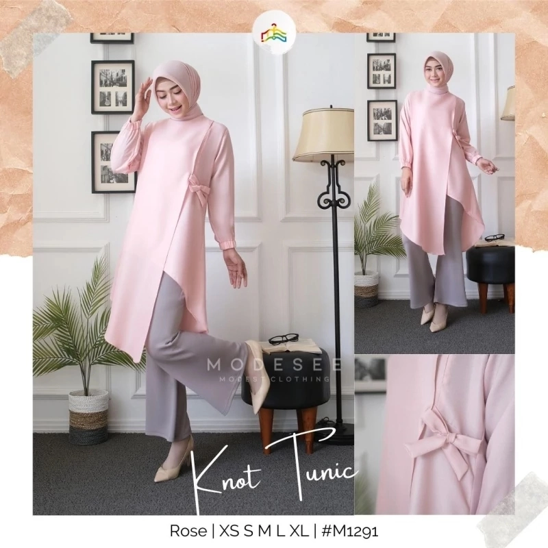 Product image Modesee - Tunic Knot Rose Beige XS Rose