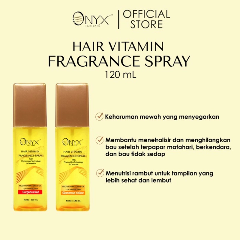 Product image Purbasari - ONYX HAIR VITAMIN FRAGRANCE 120ML GLAMOROUS YELLOW