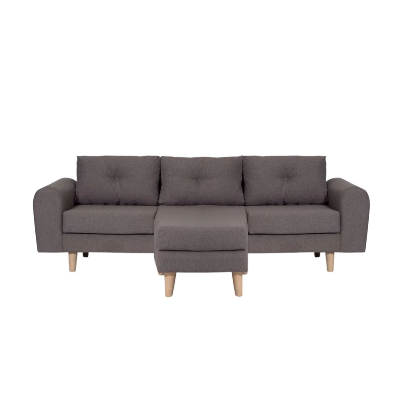 Product image Harmony Living - Sofa L Selvia 240 cm Abu-abu