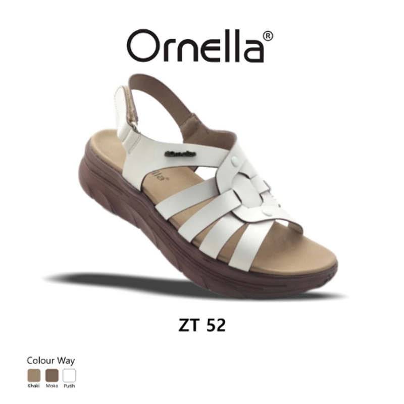 Product image Odillon - Ornella - ZT 52 / Sepatu Sandal Wanita Casual 39 WHITE