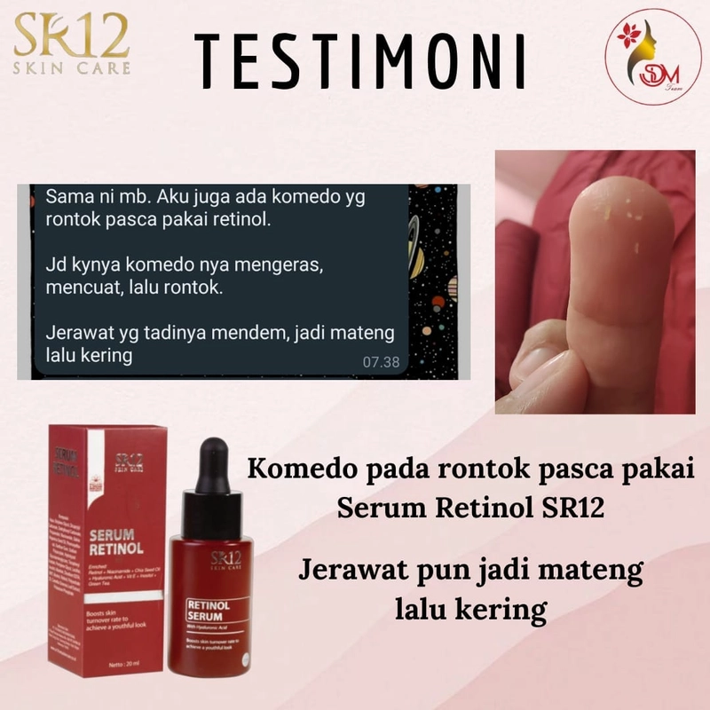 Product image SR12 Serum Retinol Mengencangkan Kulit dan Mencerahkan Kulit 20 ml Retinol