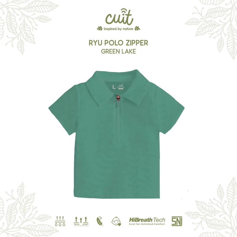 Product image Kintakun Baby - [RAYA SERIES] KINTAKUN BABY X CUIT Ryu Kaos Kemeja Anak Laki-laki 6 Bulan - 6 Tahun L (1-2 Tahun) Green Lake