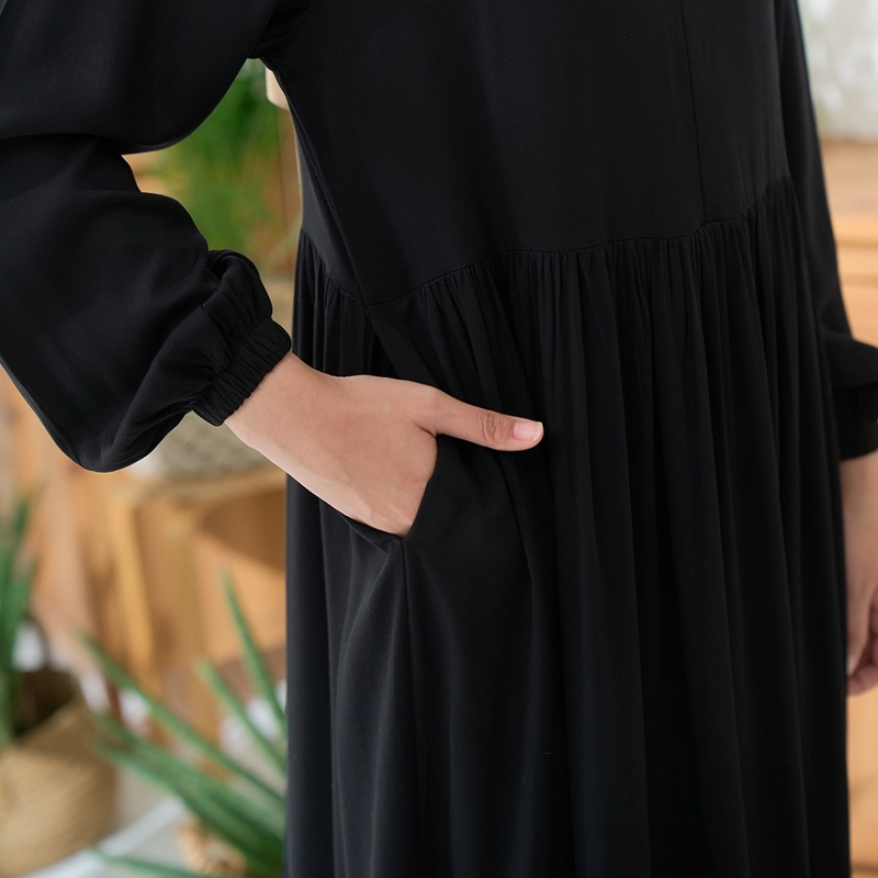 Product image Lusianasae - Rafah Dress Busui Wanita M Hitam