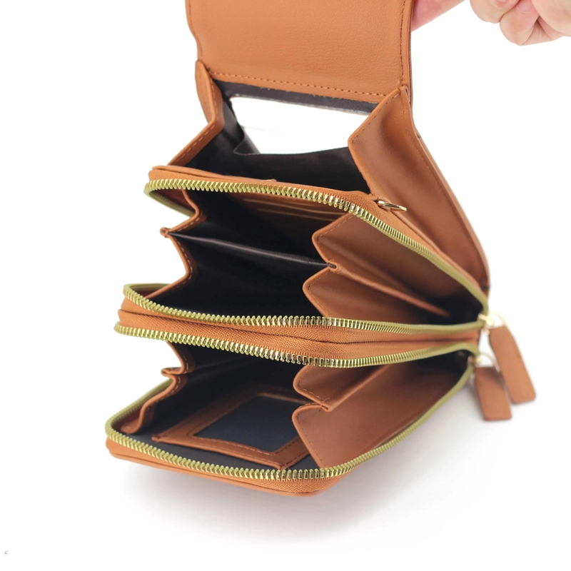 Product image KAHASIL - Tas Dompet Hp Wanita Selempang Bahan Kulit PU Leather KHDP49 all variant HIJAU