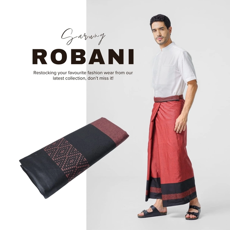 Product image Robani - Sarung ROBANI DOBY-24 120 x 105 cm MERAH
