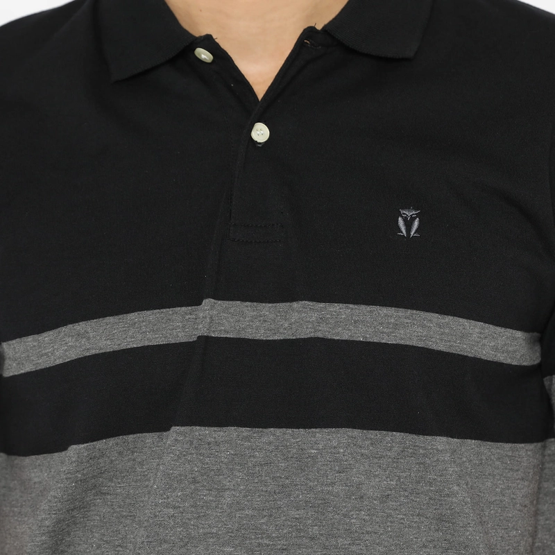 Product image MATSUDA APPAREL - MATSUDA Kaos Polo Shirt Pria Kerah Kamisu M (LD 104 CM) BLACK