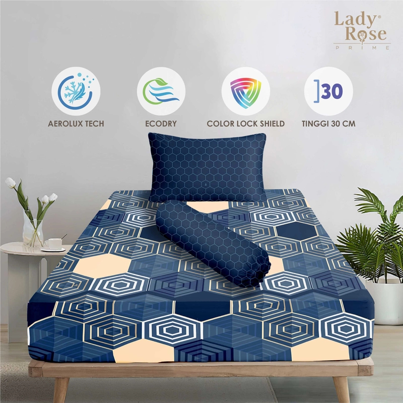 Product image LADY ROSE OFFICIAL - Lady Rose Prime Sprei Theodor 90x200x30 Single 90