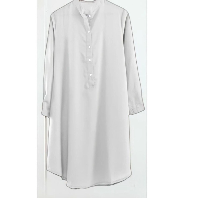 Product image MEQA DAILY - MEGA DAILY - Brillie Tunik Bahan Shakila Premium Fit To L-XL-XXL L Putih