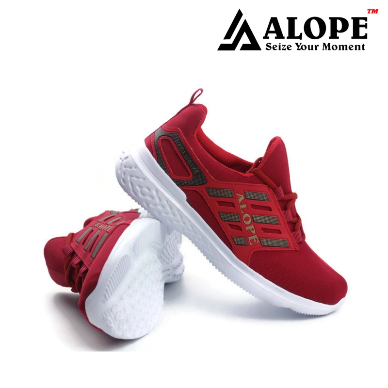 Product image ALOPE OFFICIAL - BUY 1 GET 1 SEPATU ALOPE F 03 SEPATU RUNNING SPORT UNISEX SIZE DEWASA 39 merah