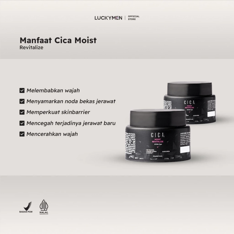 Product image Luckymen - Cica Moist Revitalize 25gr Hitam