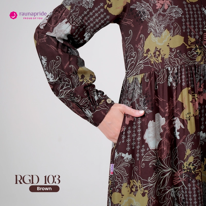 Product image RAUNAPRIDE OFFICIAL - GAMIS DEWASA 103 - RGD 103 S BROWN