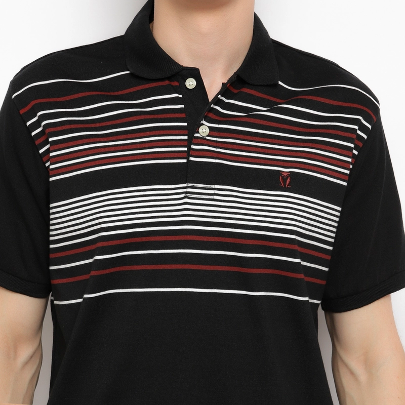 Product image MATSUDA APPAREL - MATSUDA Kaos Polo Shirt Pria Kerah Chikusei M (LD 104 CM) BLACK