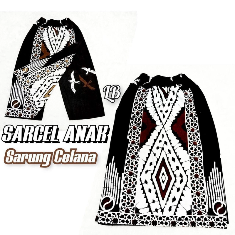 Product image Kois Batik - Sarung Celana Kids sarung anak celana motif Lb prkatis Sarung anak praktis Sarcel kids lb 6