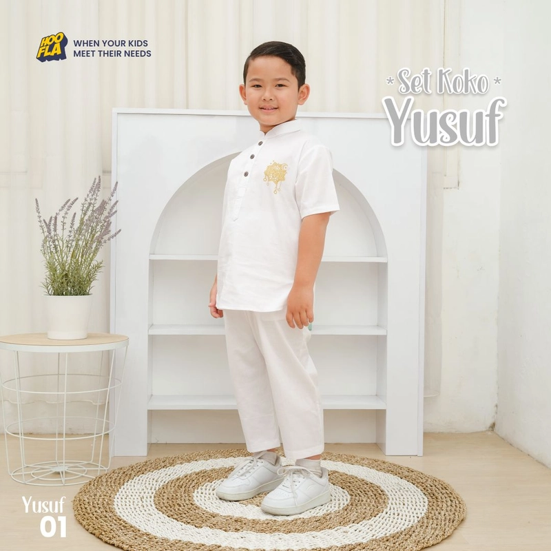 Product image Hoofla - Setelan koko anak Set Koko Yusuf S PUTIH