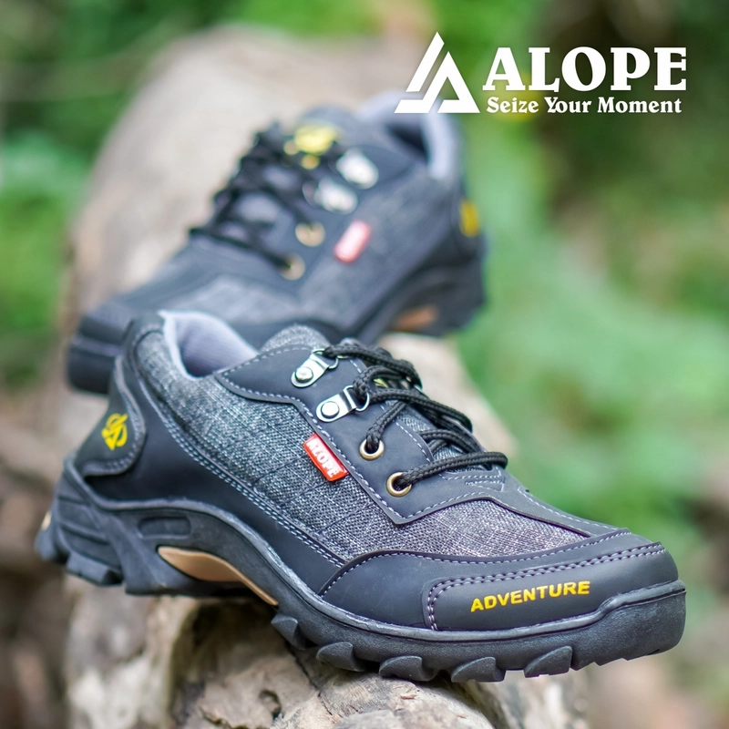 Product image ALOPE OFFICIAL - SEPATU ALOPE F 09 SEPATU HIKING MODEL TRANDY 39 HITAM