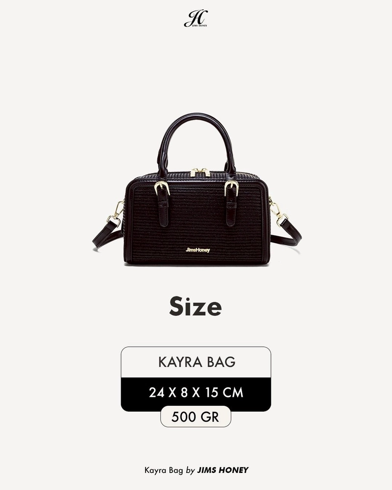 Product image JIMSHONEY SUKABUMI - KAYRA BAG JH-920 WHITE-BROWN