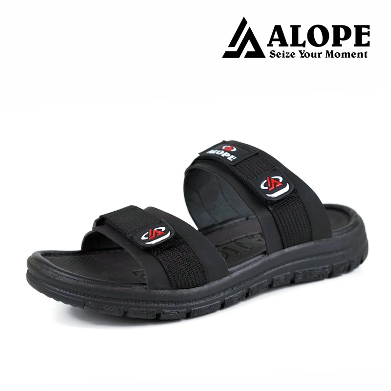 Product image ALOPE OFFICIAL - BUY 1 GET 1 SANDAL ALOPE SANDAL WILDER CASUAL SANDAL GUNUNG TANPA PENGAIT BELAKANG 39 Hitam