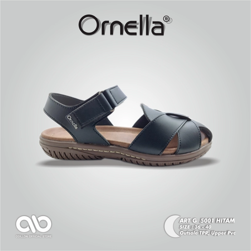 Product image Odillon - Ornella - G 5001 / Sepatu Sandal Wanita Casual 36 BLACK