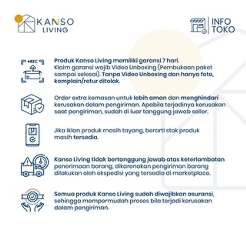 Product image Kanso Living - Kanso Living Bundling 5 in 1 Drawer Organizer Kotak Penyimpanan Sekat 1000 1 Set