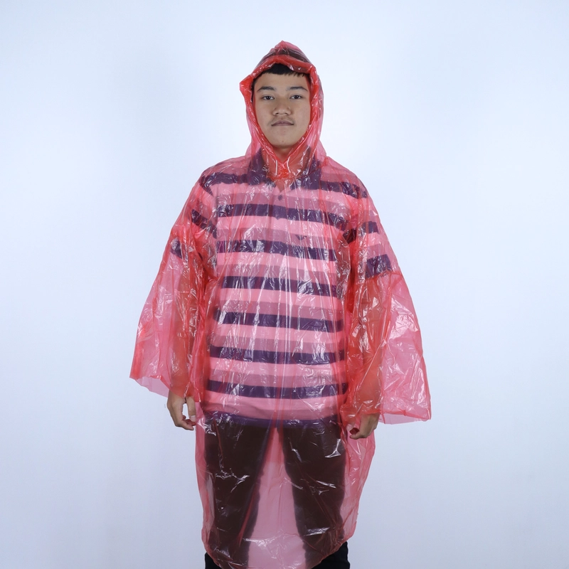 Product image 4zima - 4zima HDPE Jas Hujan Plastik Poncho Satuan Random