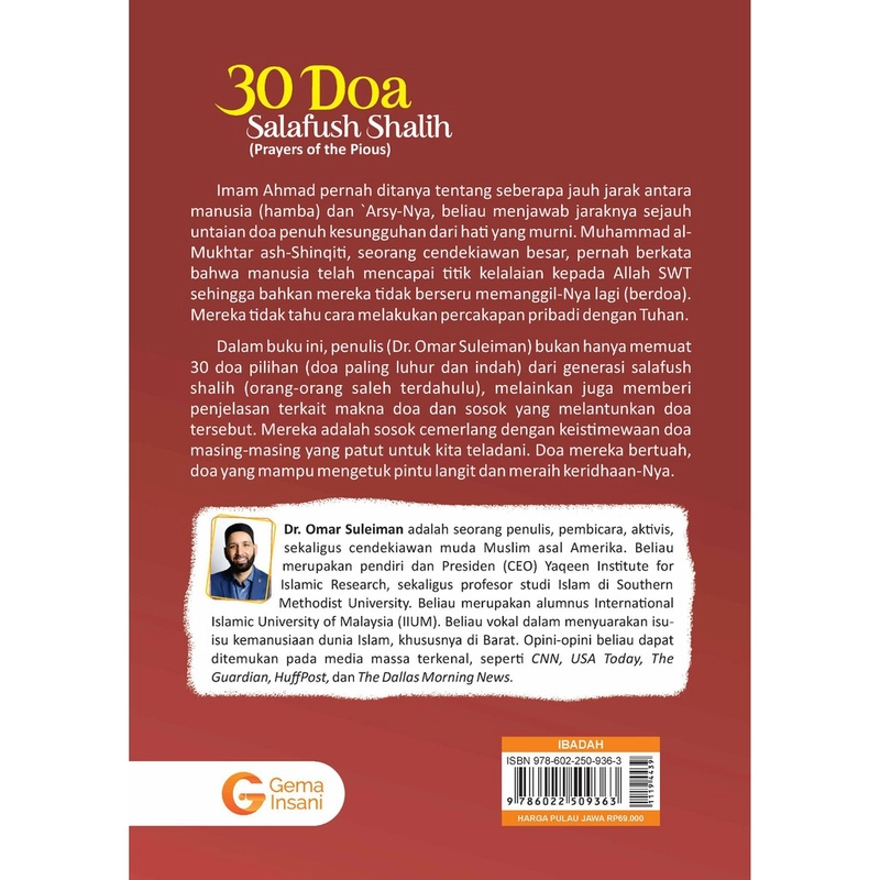 Product image 30 Doa Salafush Shalih 20 x 14 SC