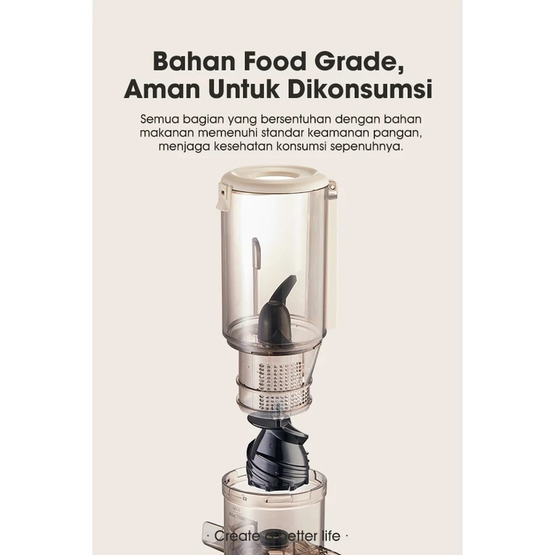 Product image UTAMAMEGA - Slow Juicer SAMONO SW-JCS40 Pemeras Jus Buah & Sayur Bukaan Lebar 98mm Warna Random