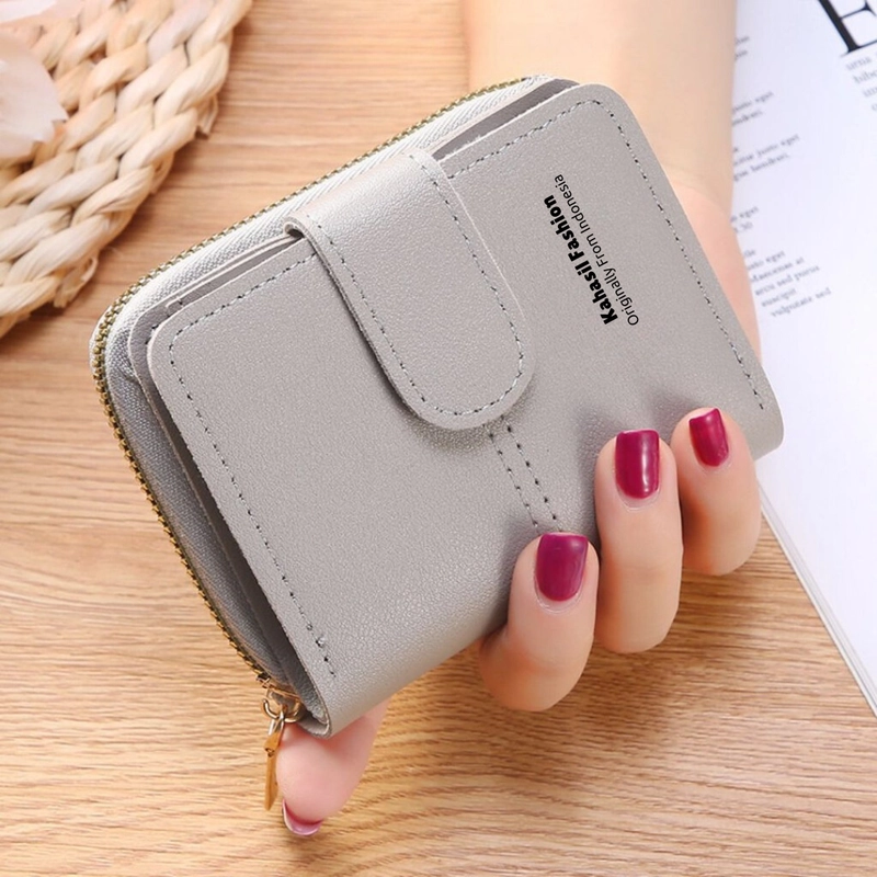Product image KAHASIL - Dompet Lipat Wanita Bahan Kulit PU Leather KHDP38 all variant TOSCA