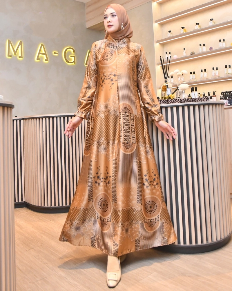 Product image Celin Fashion [TA] - Gamis alzena motif M Warna no 1