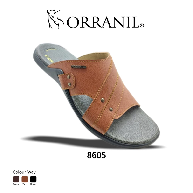 Product image Odillon - Orranil - 8605 / Sandal Slip On Pria 43 TAN