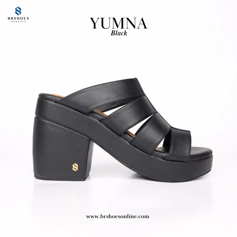 Product image BRSHOES - YUMNA Sandal Heels Wanita 36 Black