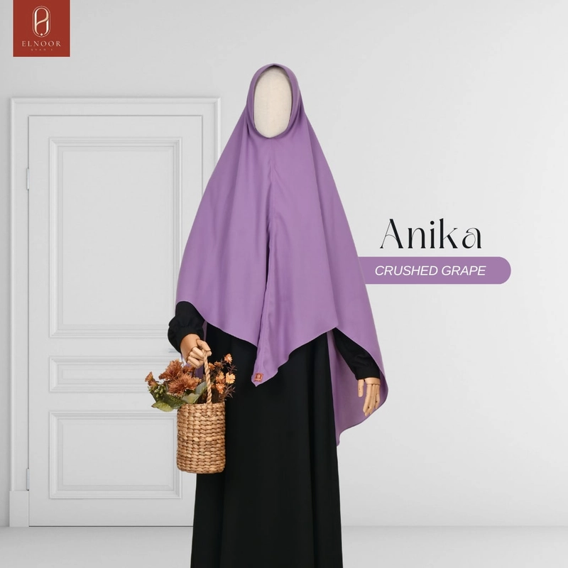 Product image ELNOOR SYAR'I - ANIKA KHIMAR ANTEM ALL SIZE Crushed Grape