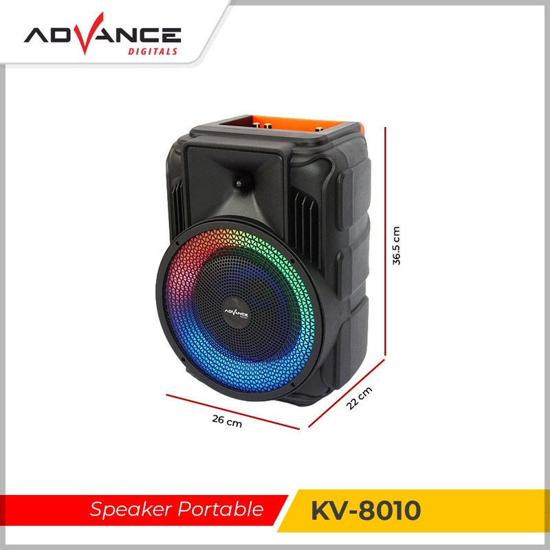 Product image Advance Digitals Indonesia - Speaker Meeting Bluetooth Advance KV 8010 8 inch Free Mic Wireless 8 inch Default