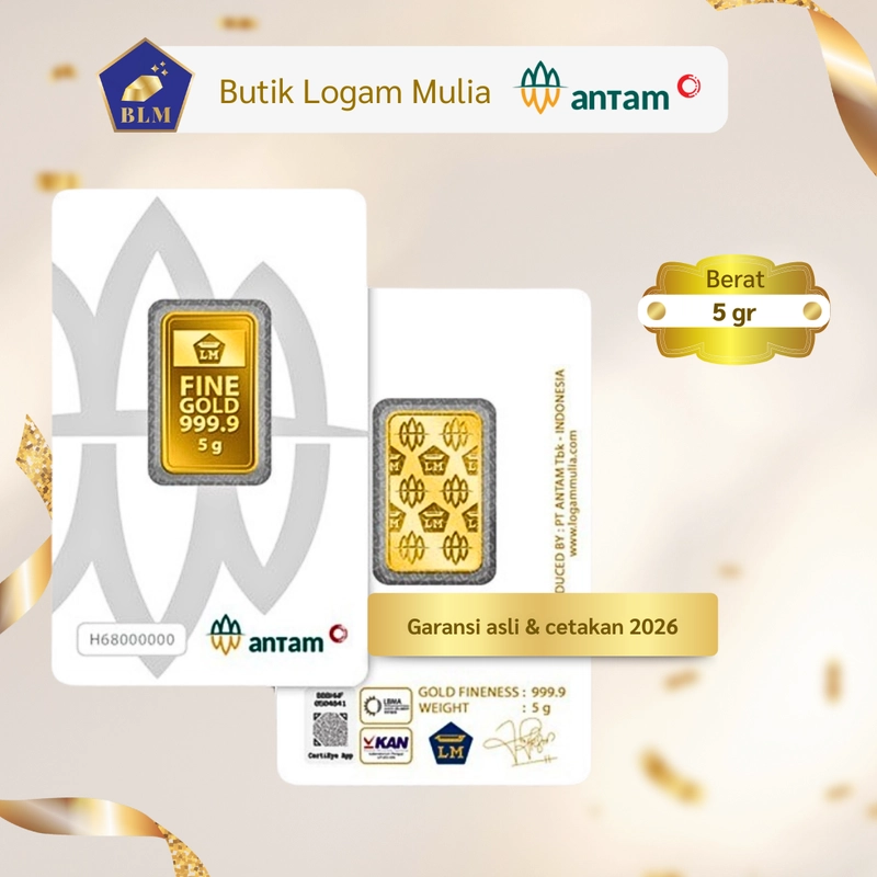 Product image Emas ANTAM Logam Mulia - 5 gr 2026