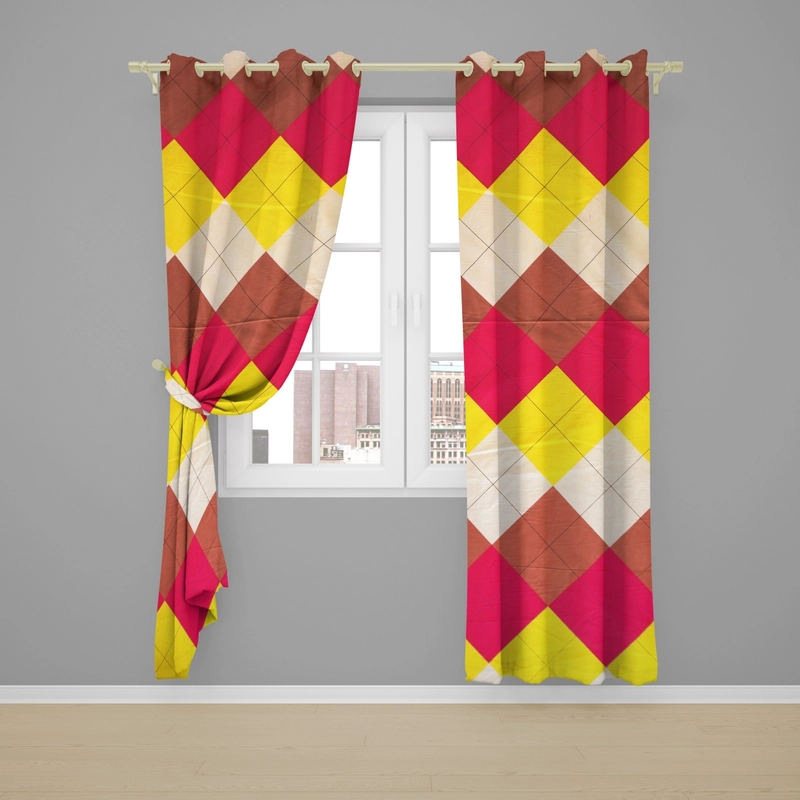 Product image Gorden Jendela Gorden Pintu minimalis smokering Katun Free Tali&hook ukuran TINGGI 225CM hordeng S s L100 x T225CM Brick