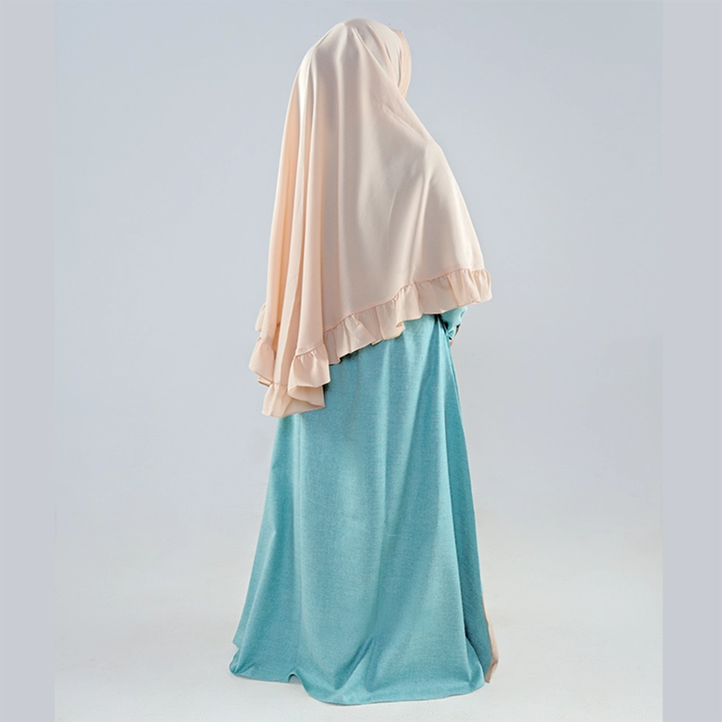 Product image Baju Busana Dres Dress Gamis Wanita Dewasa Simple Simpel Kondangan Lebaran Hijau Wardah Khaki M Turquoise Khaki