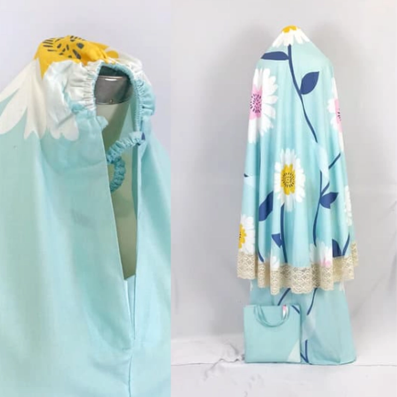Product image Al Kahf - Mukena Dewasa Katun Grade A Renda Jumbo JUMBO M201