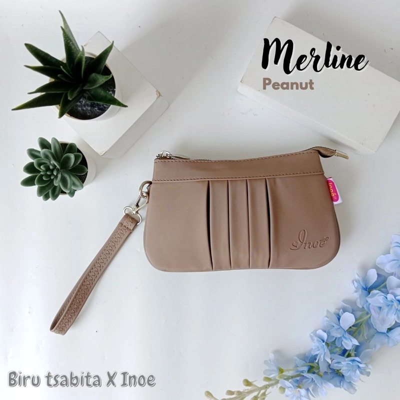 Product image Fashopid - INOE X BIRU TSABITA POUCH WANITA MERLINE All Peanut