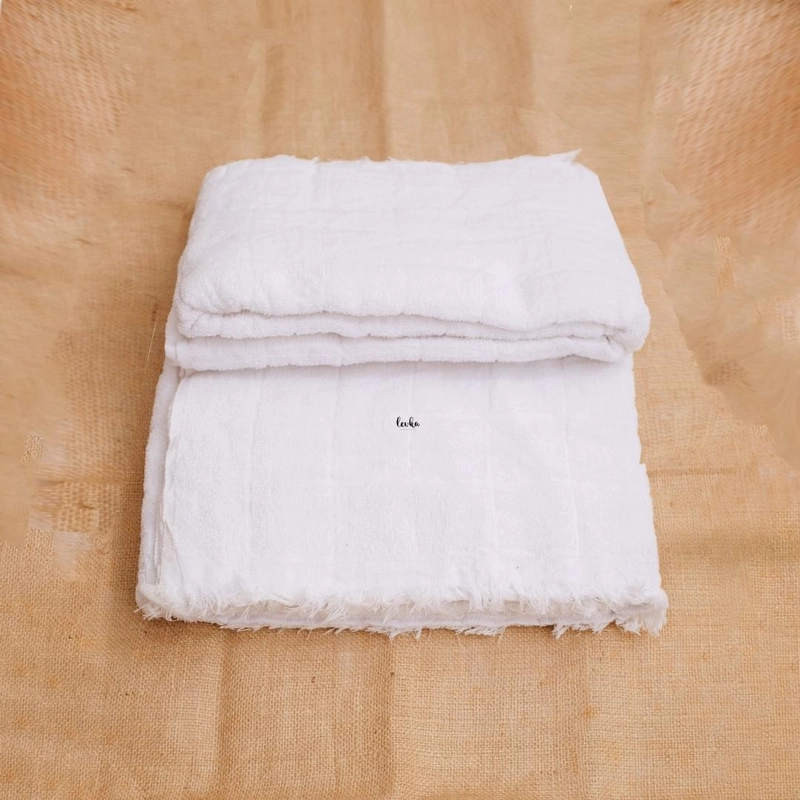 Product image Leika - PERSIAPAN UMROH & HAJI KAIN IHRAM PRIA warna putih kotak