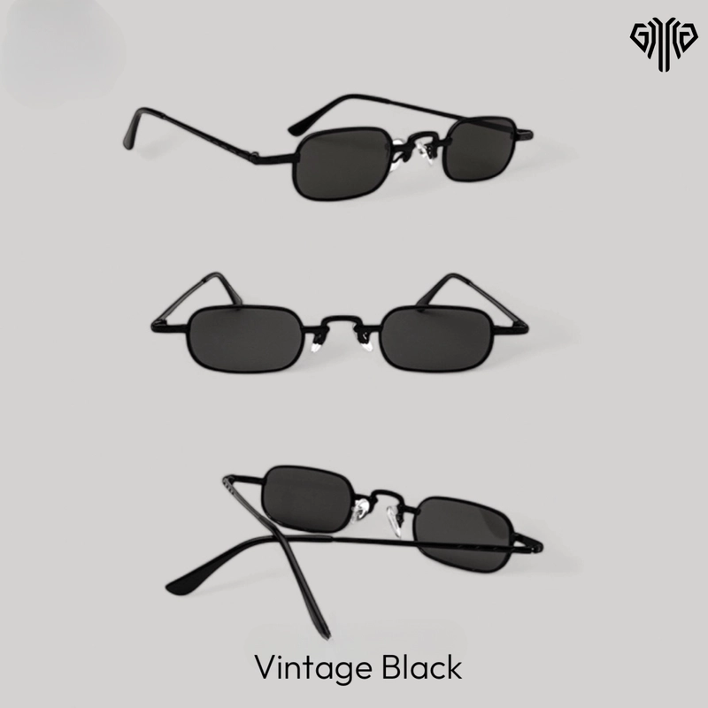 Product image GAWUNG - Kacamata Hitam Wanita Pria Mafia Classic Retro Pantai Cool KCMFIA dewasa Full Black