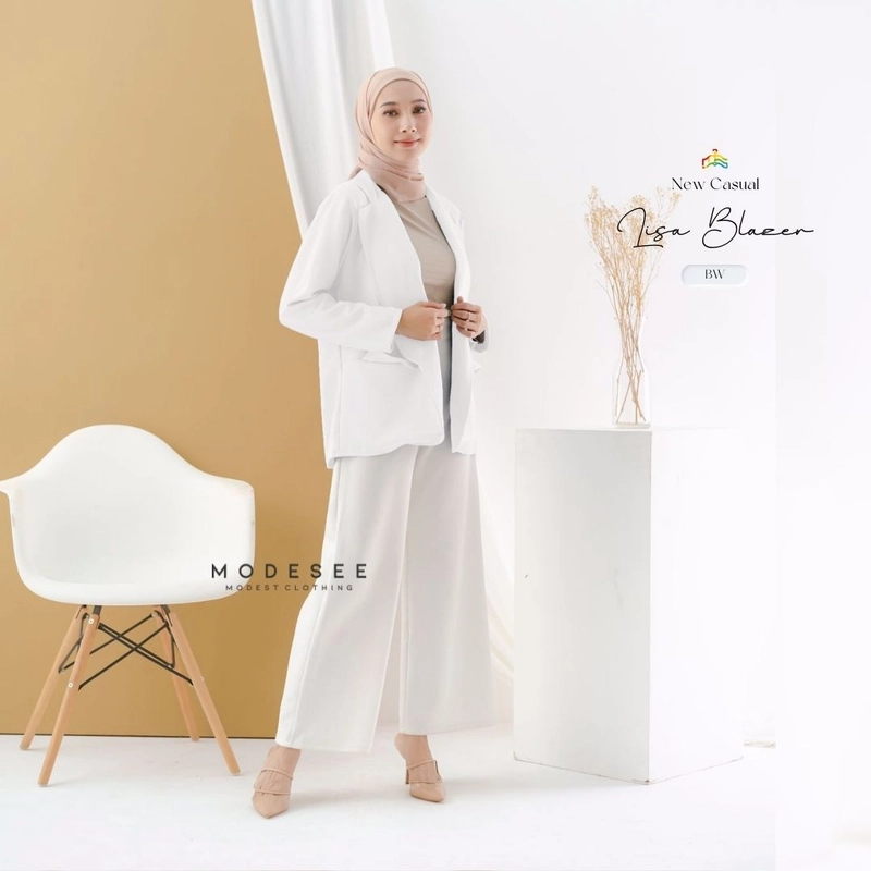 Product image Modesee - Lisa Blazer Allsize Broken White