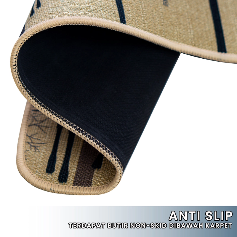 Product image Asta Keset Kaki Anti Slip Serap Air Poylester Rubber Tebal 40 x 60 cm Motif Kaktus