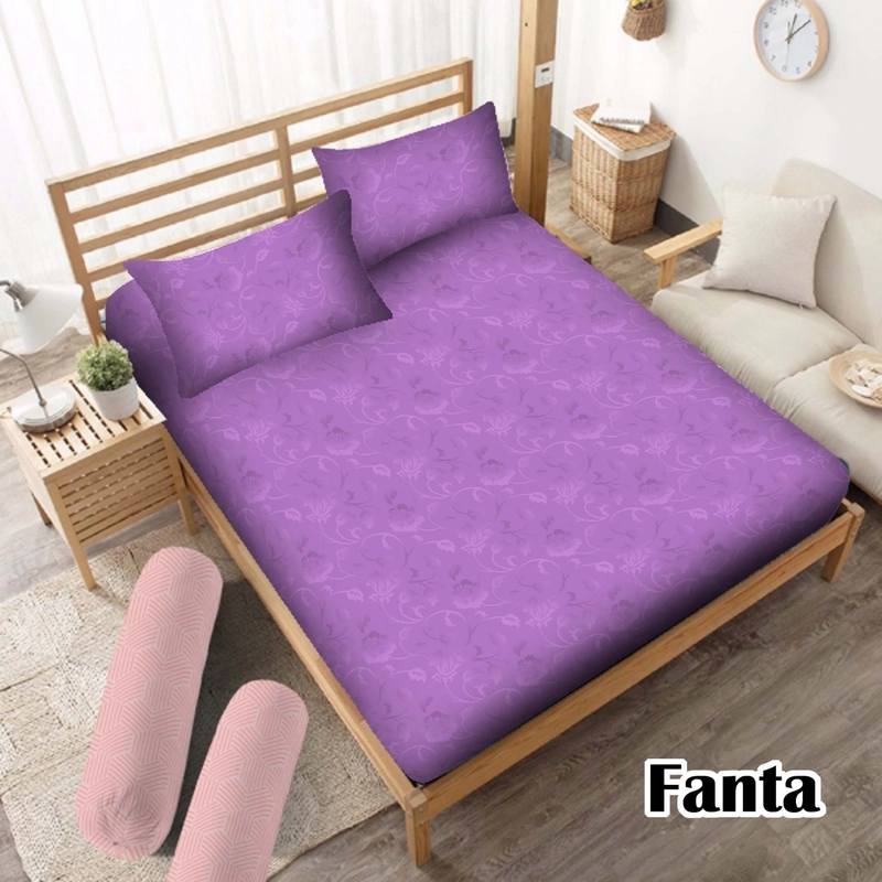 Product image Episopie - Sarung kasur Busa Motif Embos fanta 90 x 200 x 10 Pink Ungu