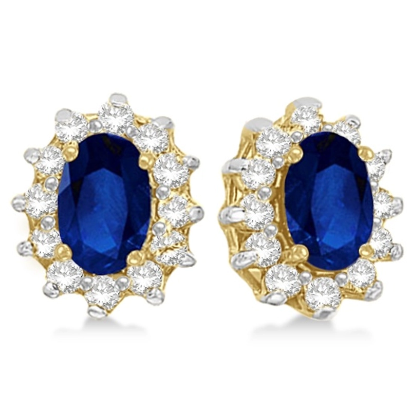 Product image 1901 Jewelry - 1901 Jewelry Kalung Set Berlian Safir Laboratorium All Size Blue