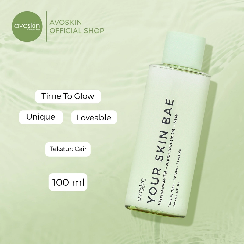 Product image AVOSKIN OFFICIAL - YSB Toner Niacinamide 7% + Alpha Arbutin 1% + Kale 100 ml Toner
