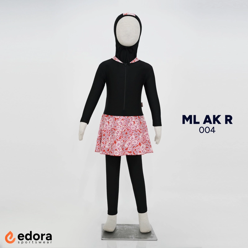 Product image EDORASPORTSWEAR - Baju Renang Muslimah Anak TK Edora ML AK R M ML AK R 004