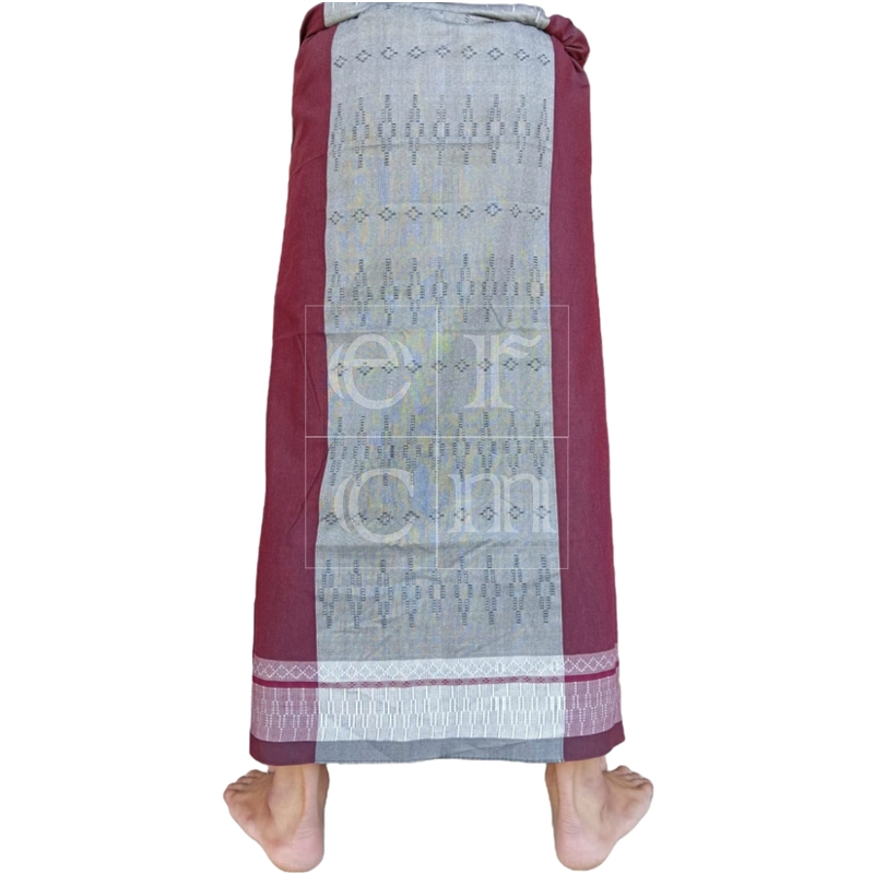 Product image ERCM Collection - SARUNG TENUN ALMOIS GOLD SARUNG DEWASA KUALITAS TERJAMIN STD AL-MOIS GOLD MAROON