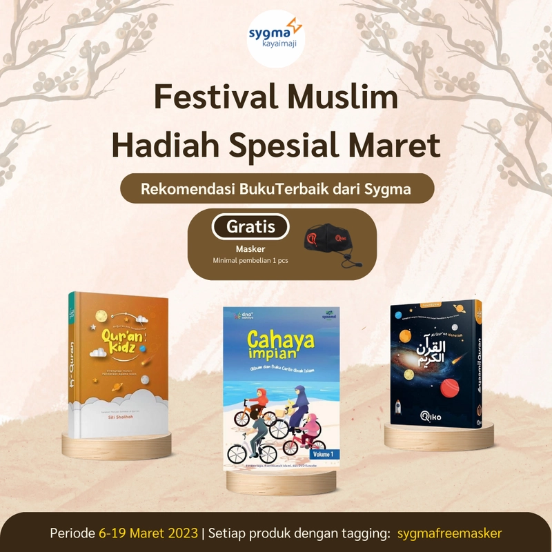 Product image Sygma Kaya Imaji - Ramadhanku Yang Hebat Bersama Riko 19 x 25 Biru