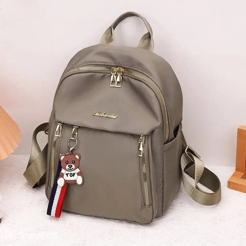 Product image Alcaff - Tas Ransel Wanita Rcony Madini Mikro 23x13x30 coklat moca